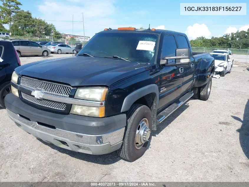 2003 Chevrolet Silverado K3500 VIN: 1GCJK33183F156227 Lot: 40372073