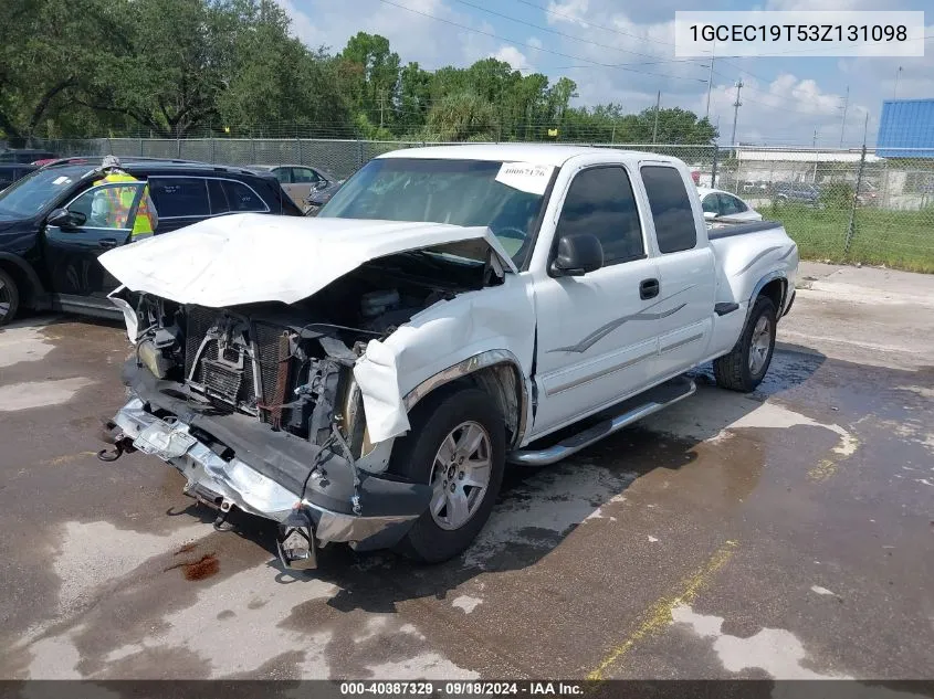 2003 Chevrolet Silverado 1500 Ls VIN: 1GCEC19T53Z131098 Lot: 40387329