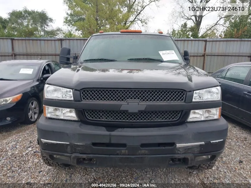 2003 Chevrolet Silverado K2500 Heavy Duty VIN: 1GCHK23U73F24610 Lot: 40420256