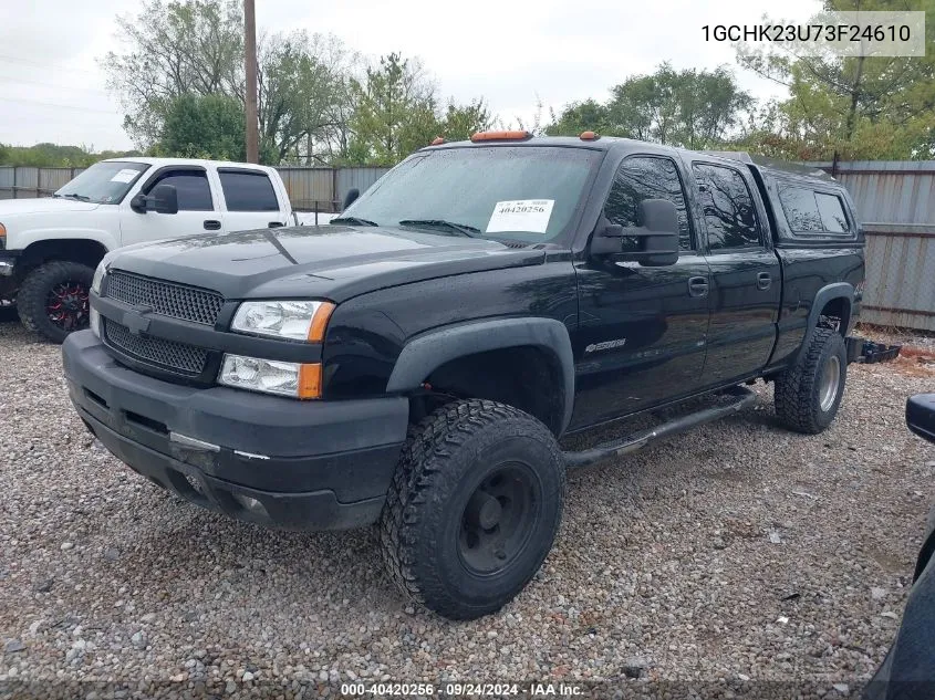 2003 Chevrolet Silverado K2500 Heavy Duty VIN: 1GCHK23U73F24610 Lot: 40420256