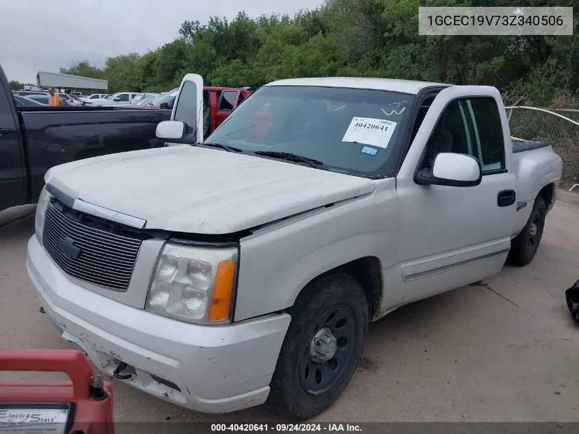 2003 Chevrolet Silverado 1500 Ls VIN: 1GCEC19V73Z340506 Lot: 40420641