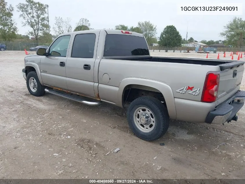 2003 Chevrolet Silverado 1500Hd Lt VIN: 1GCGK13U23F249091 Lot: 40458560