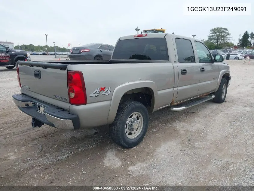 2003 Chevrolet Silverado 1500Hd Lt VIN: 1GCGK13U23F249091 Lot: 40458560