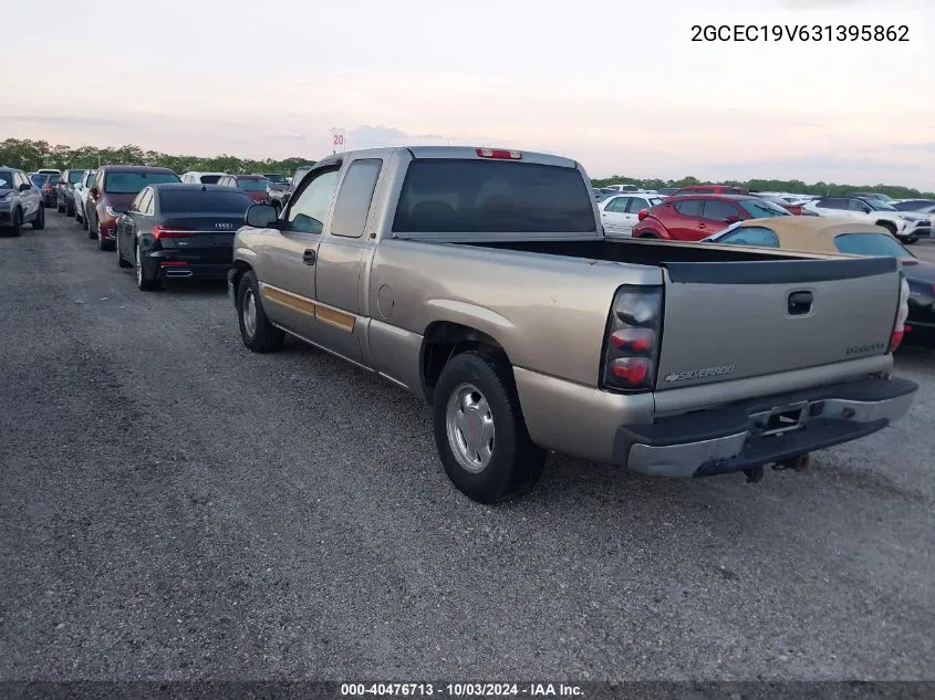 2003 Chevrolet Silverado 1500 Ls VIN: 2GCEC19V631395862 Lot: 40476713