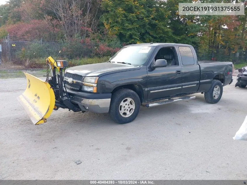 2003 Chevrolet Silverado 1500 Lt VIN: 2GCEK19T931375655 Lot: 40484393