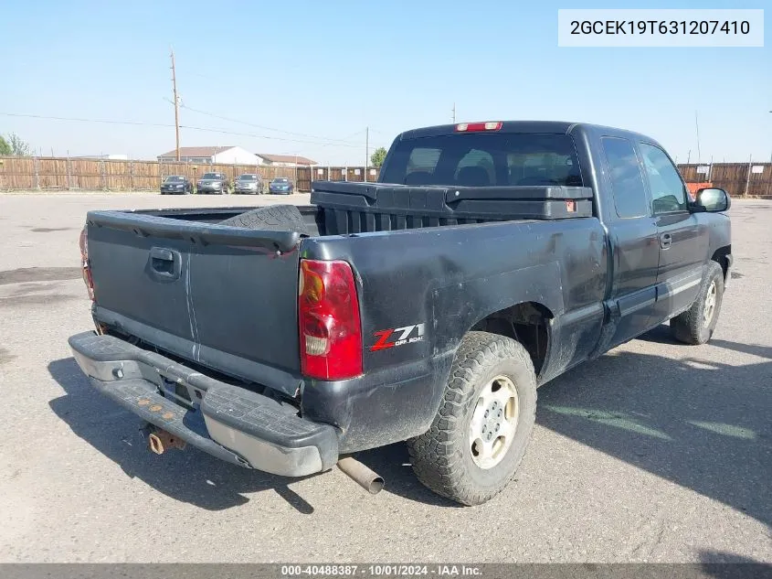 2003 Chevrolet Silverado 1500 Ls VIN: 2GCEK19T631207410 Lot: 40488387