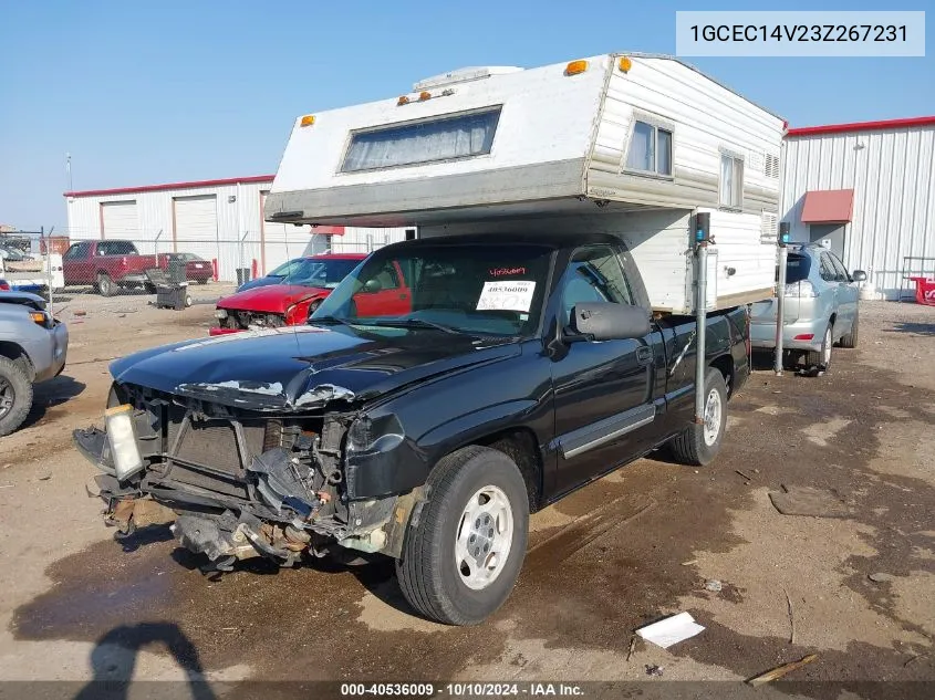 2003 Chevrolet Silverado 1500 Ls VIN: 1GCEC14V23Z267231 Lot: 40536009