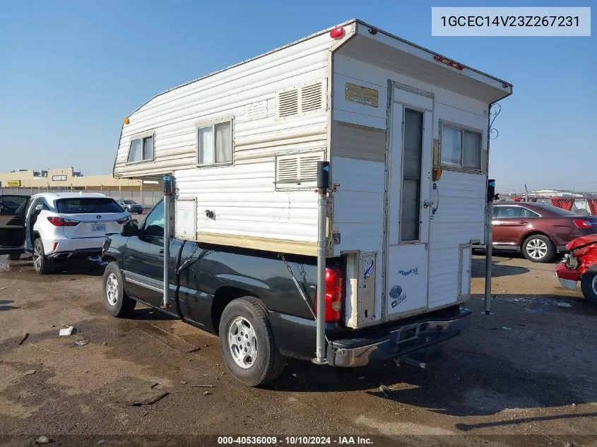 2003 Chevrolet Silverado 1500 Ls VIN: 1GCEC14V23Z267231 Lot: 40536009