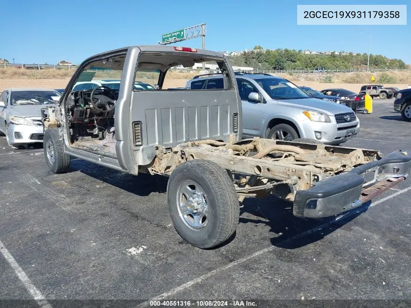 2003 Chevrolet Silverado 1500 VIN: 2GCEC19X931179358 Lot: 40551316