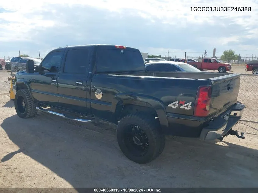 2003 Chevrolet Silverado 1500Hd Ls VIN: 1GCGC13U33F246388 Lot: 40560319