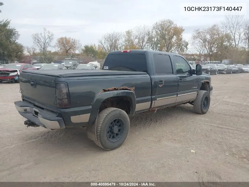 2003 Chevrolet Silverado 2500Hd Ls VIN: 1GCHK23173F140447 Lot: 40595479