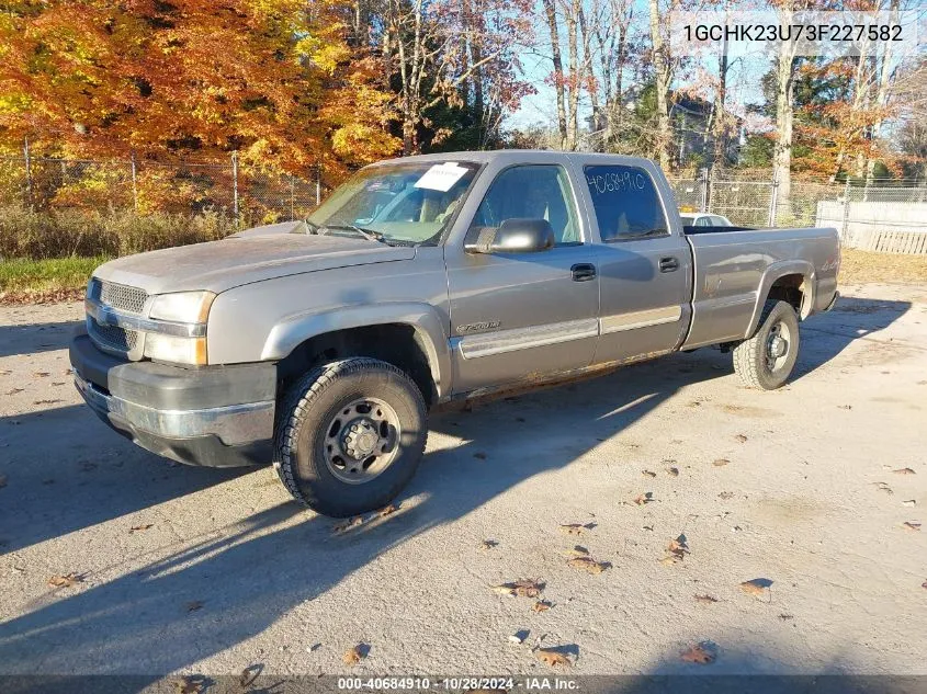 2003 Chevrolet Silverado 2500Hd Ls VIN: 1GCHK23U73F227582 Lot: 40684910