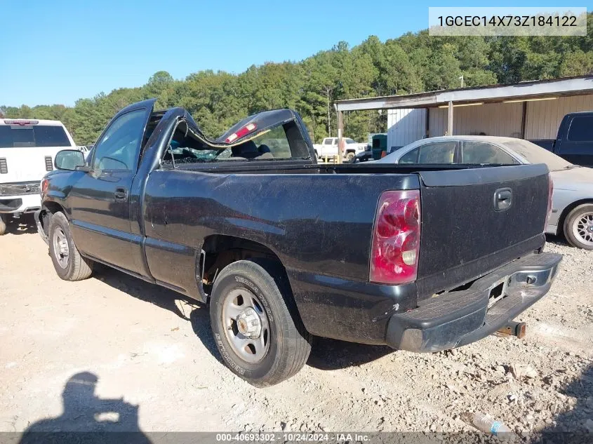 2003 Chevrolet Silverado 1500 VIN: 1GCEC14X73Z184122 Lot: 40693302