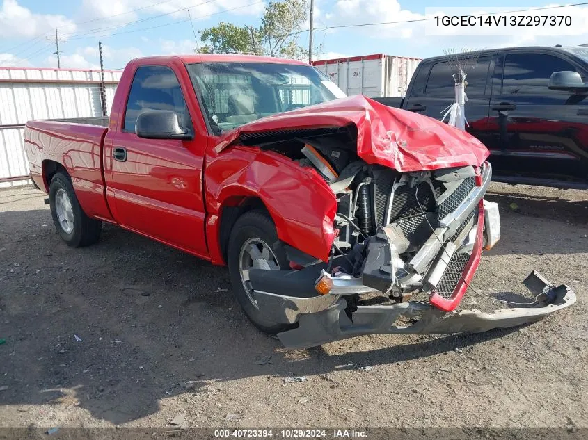 2003 Chevrolet Silverado 1500 Ls VIN: 1GCEC14V13Z297370 Lot: 40723394