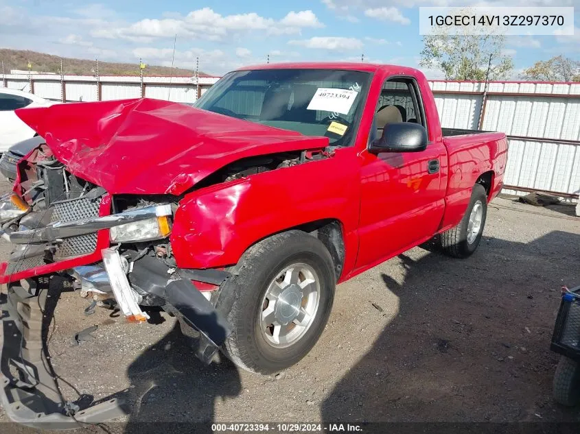 2003 Chevrolet Silverado 1500 Ls VIN: 1GCEC14V13Z297370 Lot: 40723394