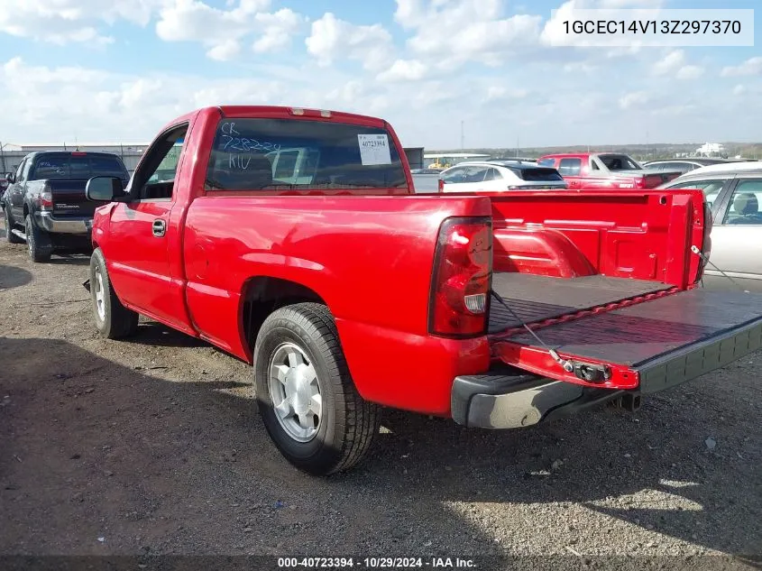 2003 Chevrolet Silverado 1500 Ls VIN: 1GCEC14V13Z297370 Lot: 40723394