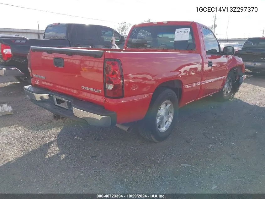 2003 Chevrolet Silverado 1500 Ls VIN: 1GCEC14V13Z297370 Lot: 40723394