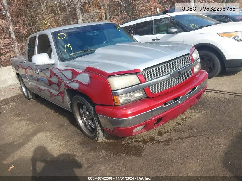 2003 Chevrolet Silverado 1500 Ls VIN: 1GCEC19V53Z298756 Lot: 40742208