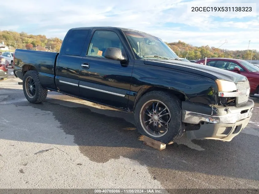 2003 Chevrolet Silverado 1500 Ls VIN: 2GCEC19X531138323 Lot: 40785086