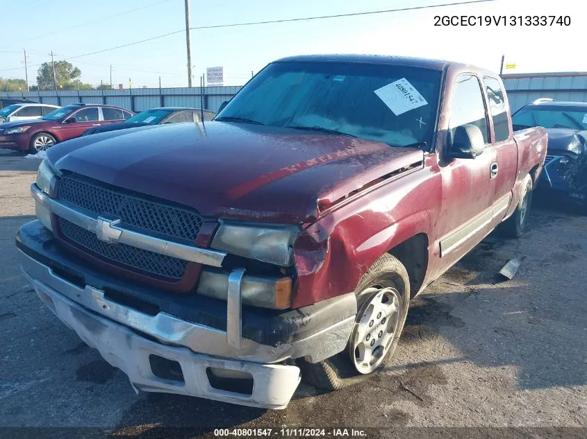 2003 Chevrolet Silverado Ls VIN: 2GCEC19V131333740 Lot: 40801547