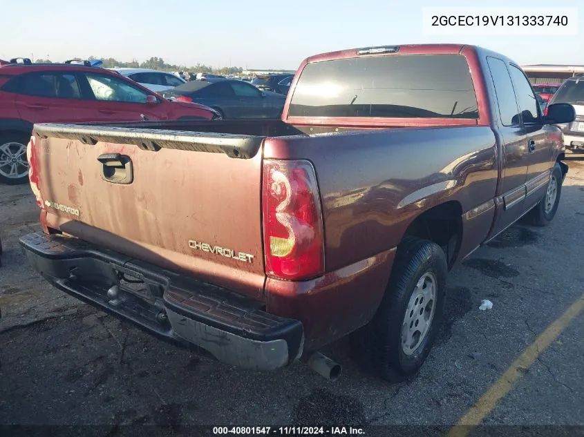 2003 Chevrolet Silverado Ls VIN: 2GCEC19V131333740 Lot: 40801547