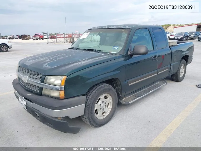 2003 Chevrolet Silverado 1500 Ls VIN: 2GCEC19T831286091 Lot: 40817281