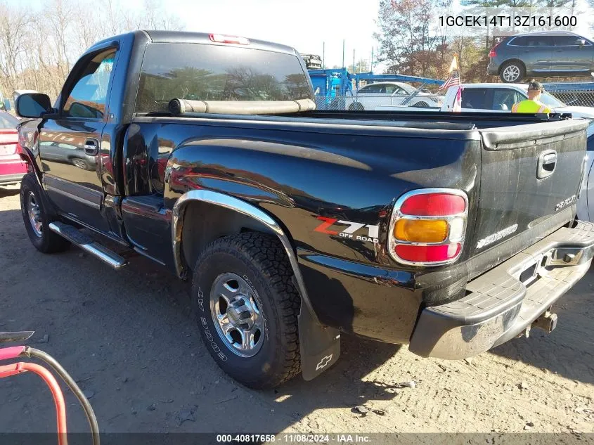 2003 Chevrolet Silverado 1500 Ls VIN: 1GCEK14T13Z161600 Lot: 40817658