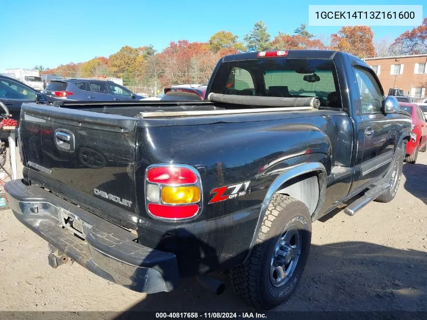 2003 Chevrolet Silverado 1500 Ls VIN: 1GCEK14T13Z161600 Lot: 40817658