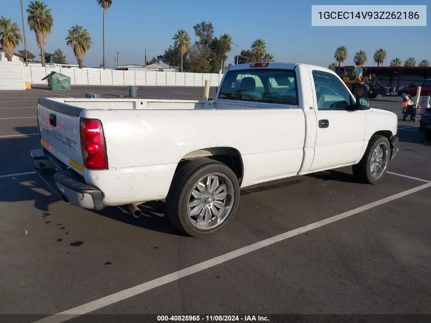 2003 Chevrolet Silverado 1500 Work Truck VIN: 1GCEC14V93Z262186 Lot: 40825965