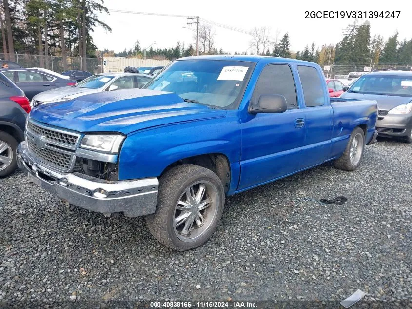 2003 Chevrolet Silverado 1500 Ls VIN: 2GCEC19V331394247 Lot: 40838166