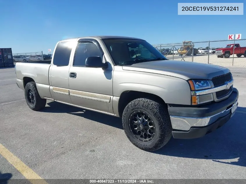 2GCEC19V531274241 2003 Chevrolet Silverado 1500 Ls