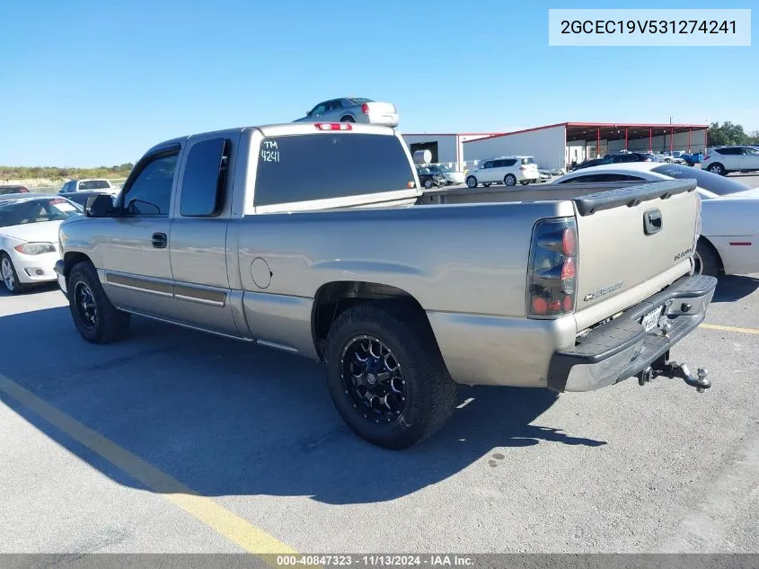 2GCEC19V531274241 2003 Chevrolet Silverado 1500 Ls