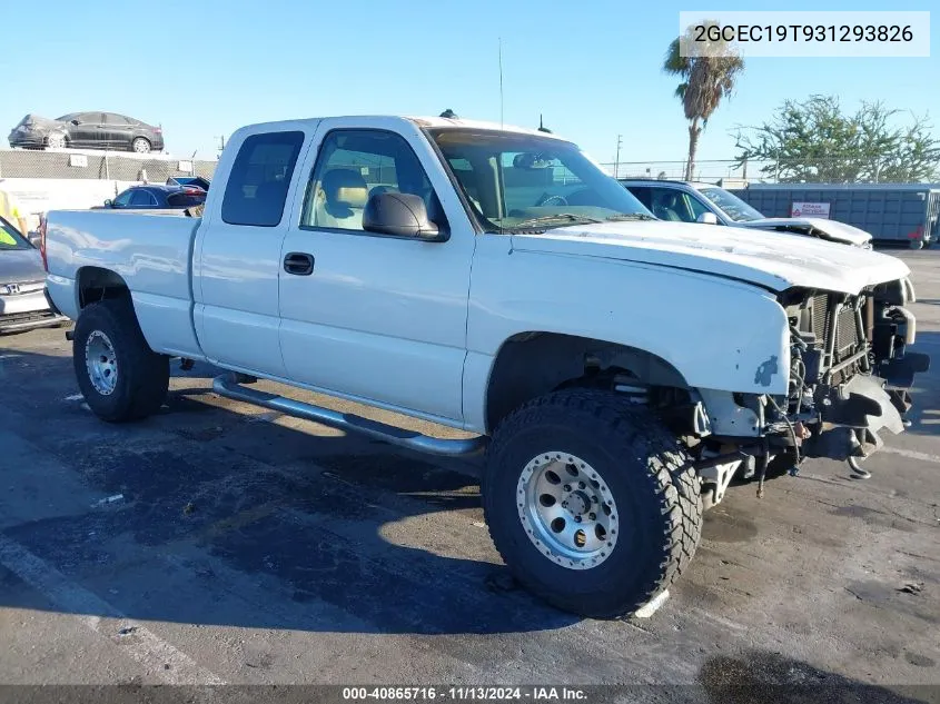 2003 Chevrolet Silverado 1500 Lt VIN: 2GCEC19T931293826 Lot: 40865716