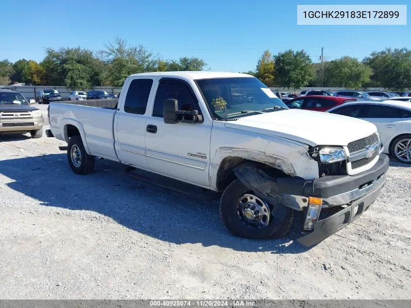 2003 Chevrolet Silverado 2500Hd Ls VIN: 1GCHK29183E172899 Lot: 40925074