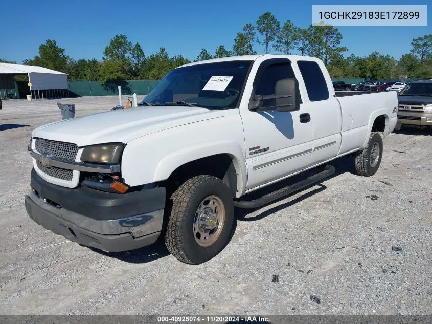 2003 Chevrolet Silverado 2500Hd Ls VIN: 1GCHK29183E172899 Lot: 40925074