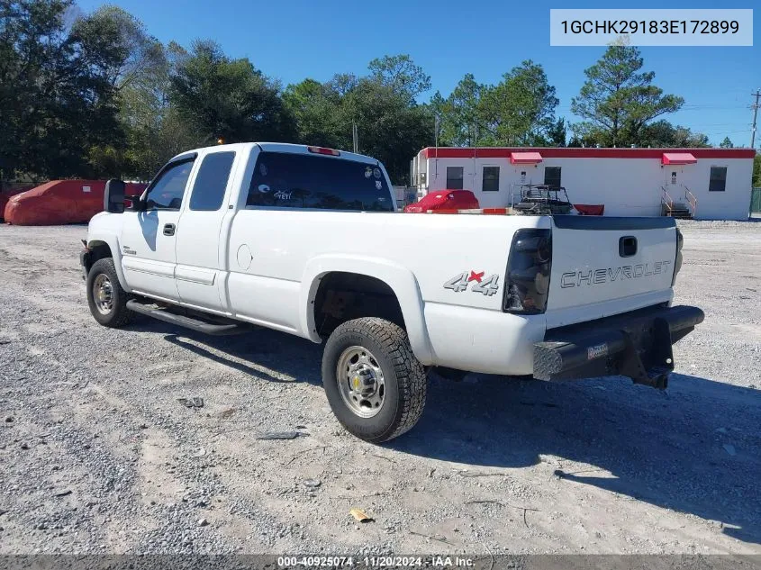 2003 Chevrolet Silverado 2500Hd Ls VIN: 1GCHK29183E172899 Lot: 40925074