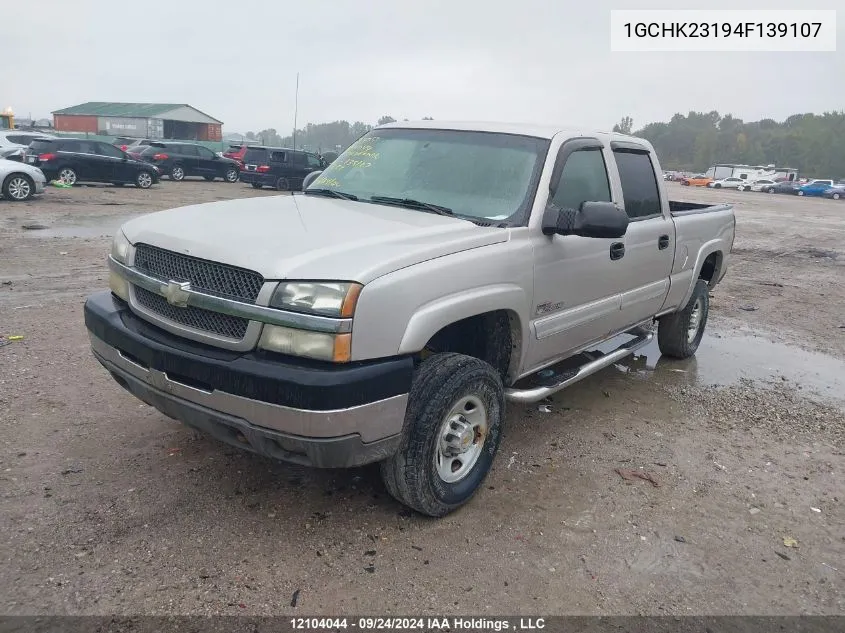 2004 Chevrolet Silverado 2500Hd VIN: 1GCHK23194F139107 Lot: 12104044