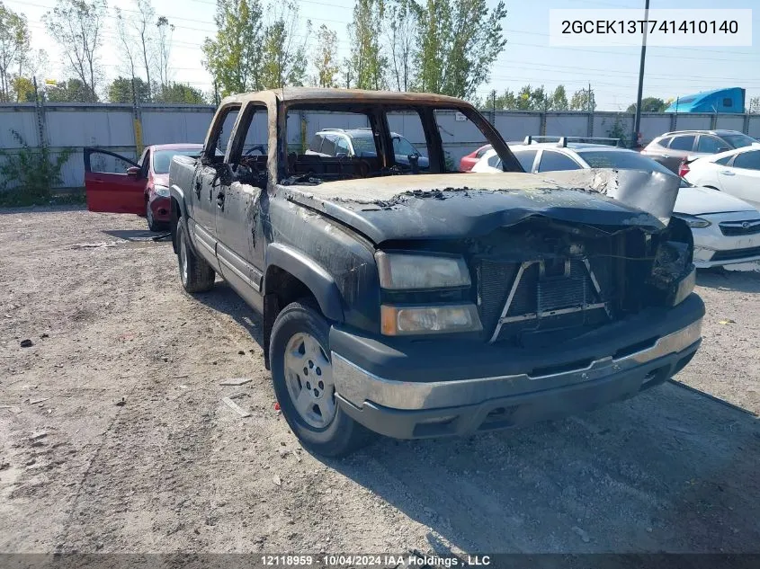 2004 Chevrolet Silverado 1500 VIN: 2GCEK13T741410140 Lot: 12118959