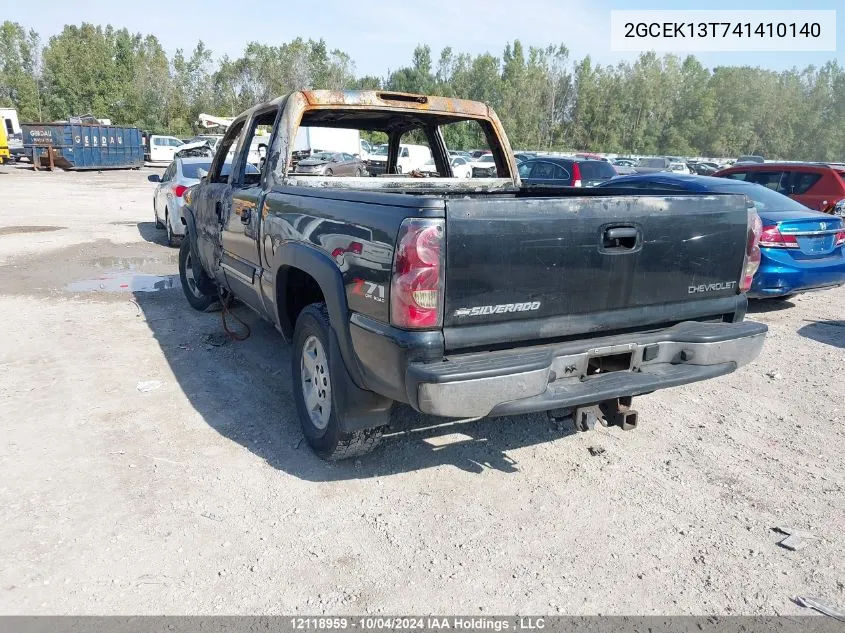 2004 Chevrolet Silverado 1500 VIN: 2GCEK13T741410140 Lot: 12118959