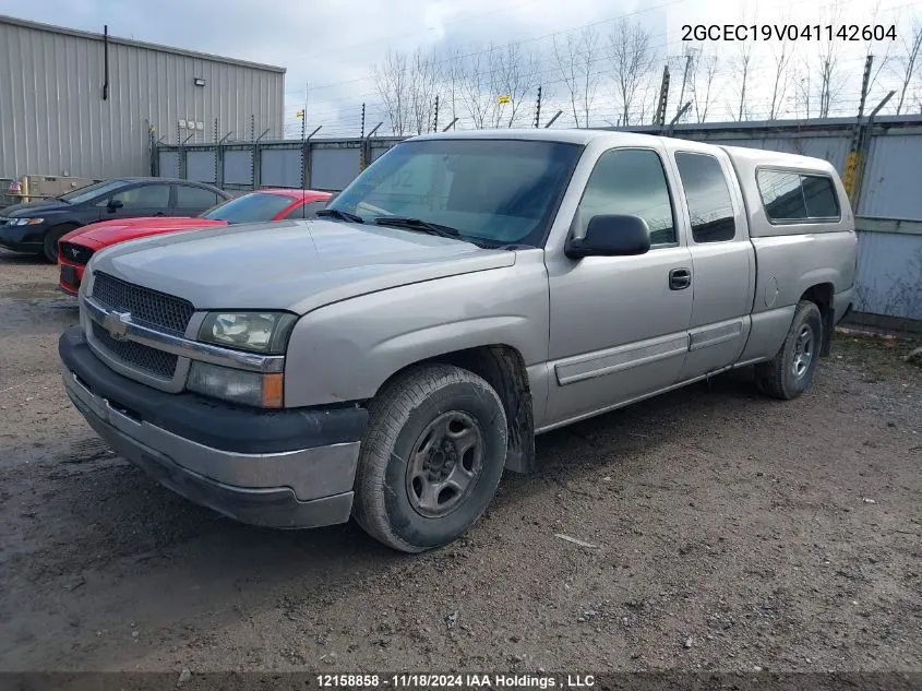 2004 Chevrolet Silverado C1500 VIN: 2GCEC19V041142604 Lot: 12158858