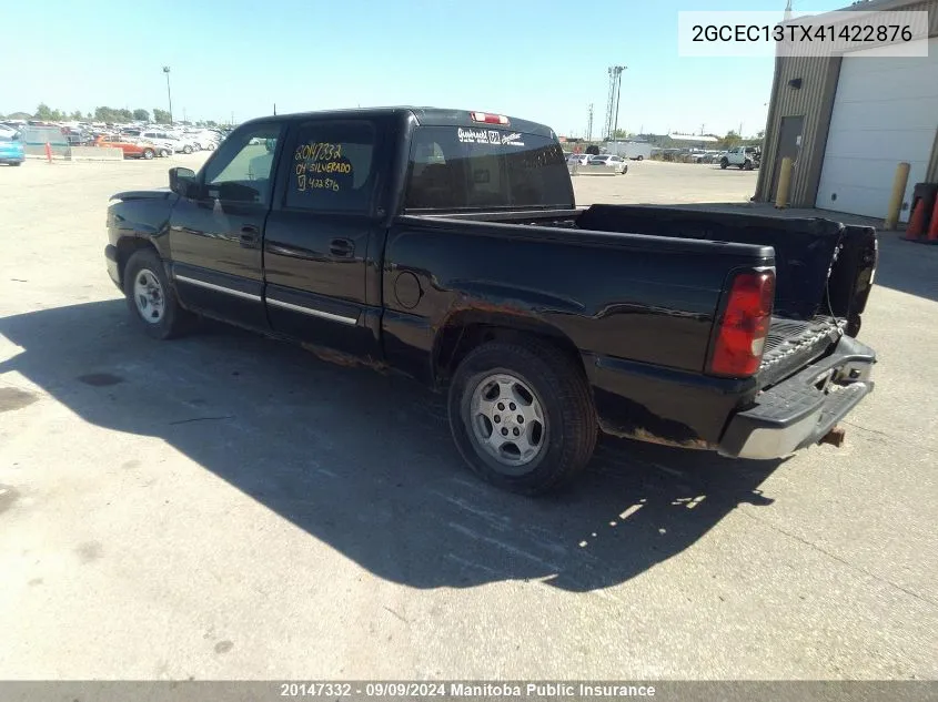 2004 Chevrolet Silverado 1500 Crew Cab VIN: 2GCEC13TX41422876 Lot: 20147332