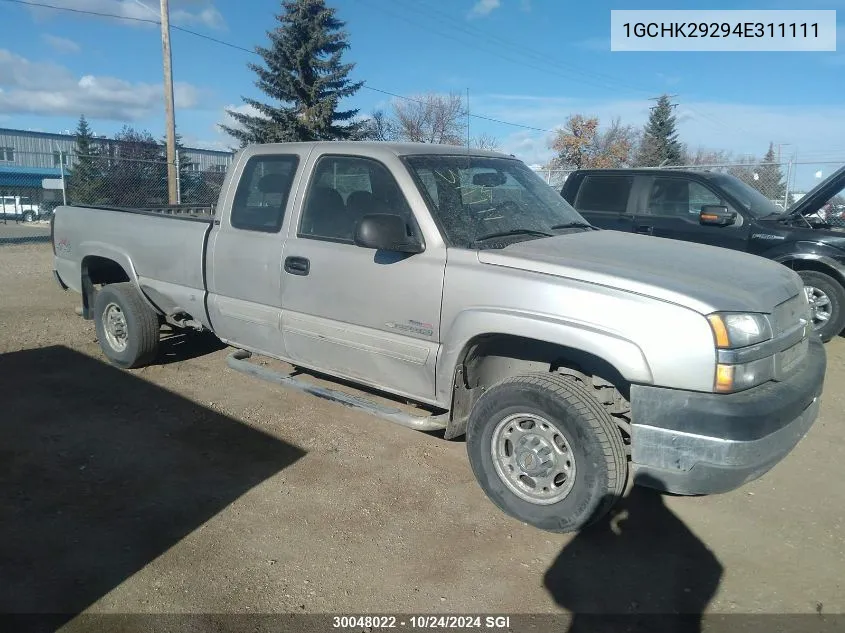 2004 Chevrolet Silverado K2500 Heavy Duty VIN: 1GCHK29294E311111 Lot: 30048022