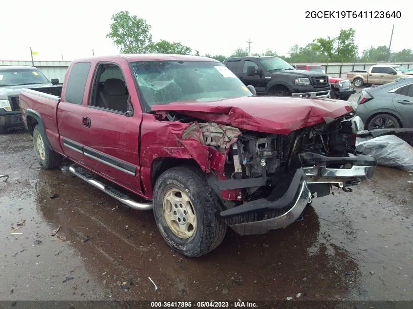 2004 Chevrolet Silverado 1500 Z71 VIN: 2GCEK19T641123640 Lot: 36417895