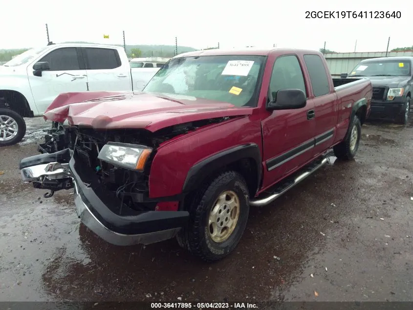 2004 Chevrolet Silverado 1500 Z71 VIN: 2GCEK19T641123640 Lot: 36417895