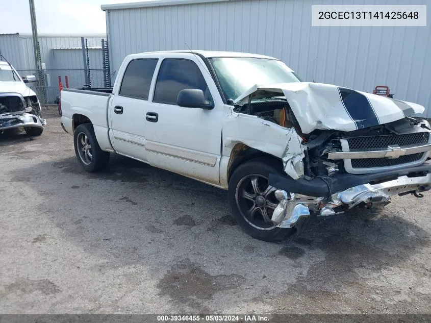 2004 Chevrolet Silverado 1500 Ls VIN: 2GCEC13T141425648 Lot: 39346455