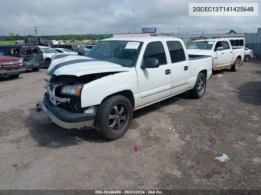 2004 Chevrolet Silverado 1500 Ls VIN: 2GCEC13T141425648 Lot: 39346455