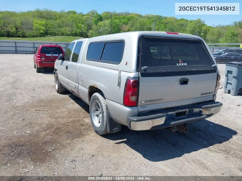 2004 Chevrolet Silverado 1500 Ls VIN: 2GCEC19T541345812 Lot: 39365843