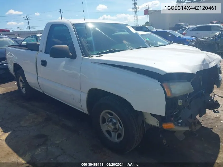 2004 Chevrolet Silverado 1500 Work Truck VIN: 1GCEC14X44Z120461 Lot: 39466111