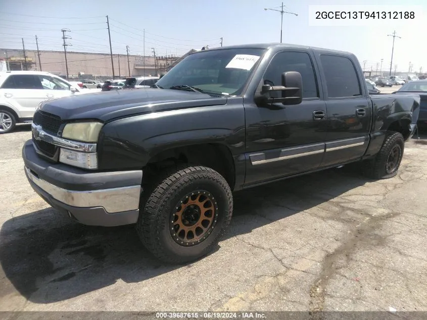 2004 Chevrolet Silverado 1500 Ls VIN: 2GCEC13T941312188 Lot: 39687615