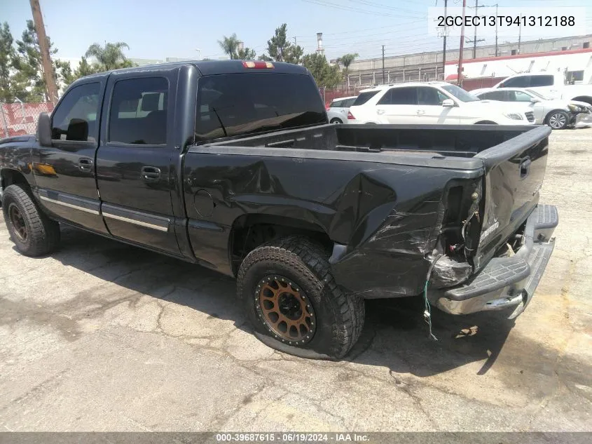 2004 Chevrolet Silverado 1500 Ls VIN: 2GCEC13T941312188 Lot: 39687615